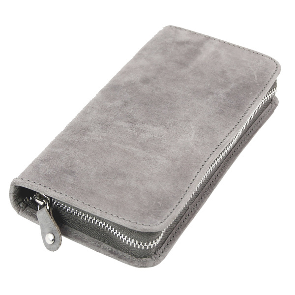 Alassio JU-2639 Etui Hunterleer Grijs 17x8x2