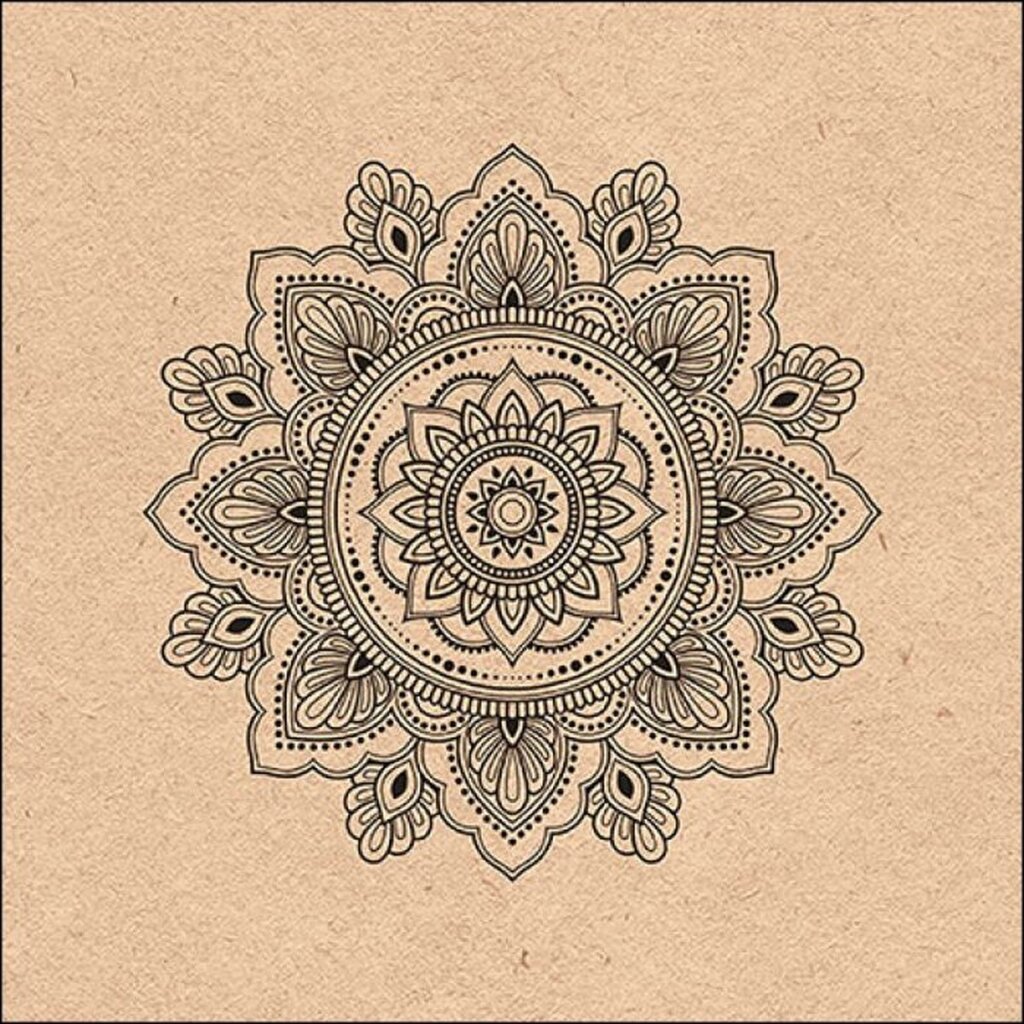 Ambiente Servetten 33x33cm Mandala Nature 20 stuks