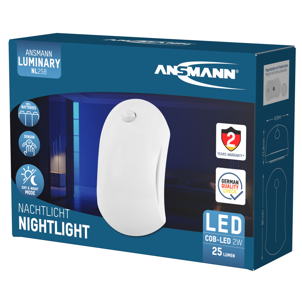 Ansmann Ansm.nachtlamp En Sensor En Batt