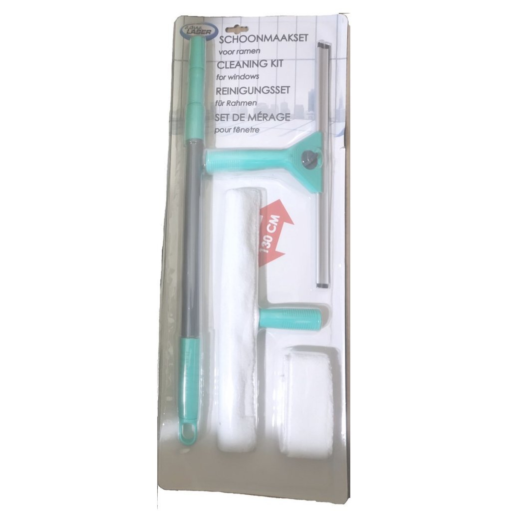 Aqua Laser Raamwisserset Groen/Grijs