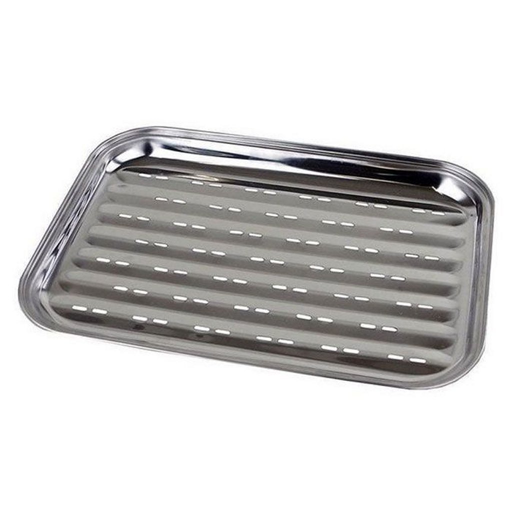 BBQ Grill Tray 34.5x24.5x2.7 cm RVS