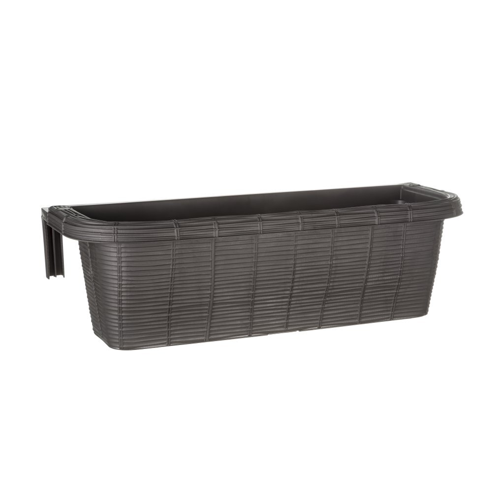 Bama Fioriera Bloem-Balkonbak 60x20x18.5 cm Antraciet