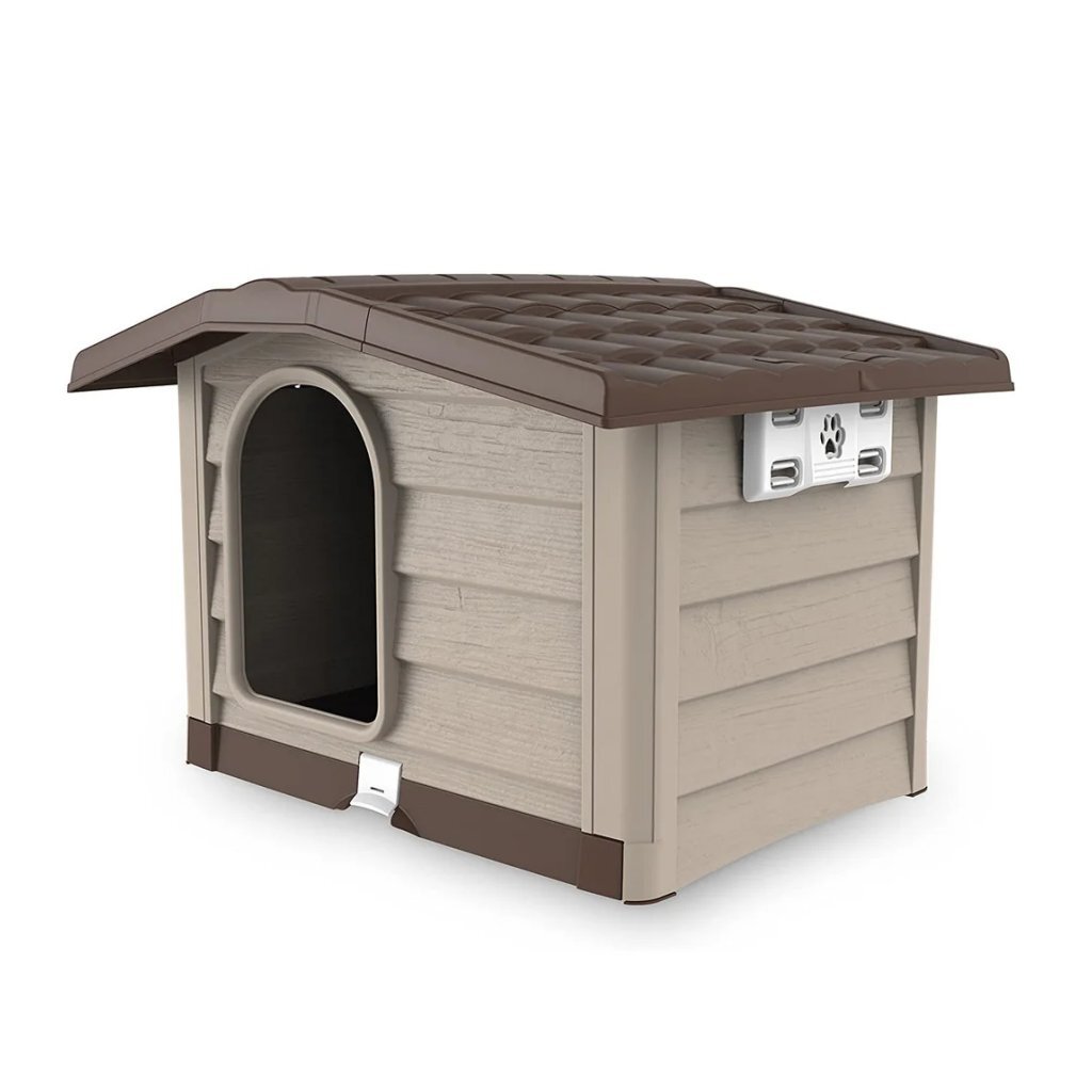 Bama Pet Cuccia Hondenhok 110x94x77 cm Beige/Taupe