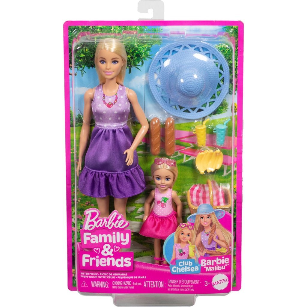 Barbie Malibu Picknickset met Chelsea