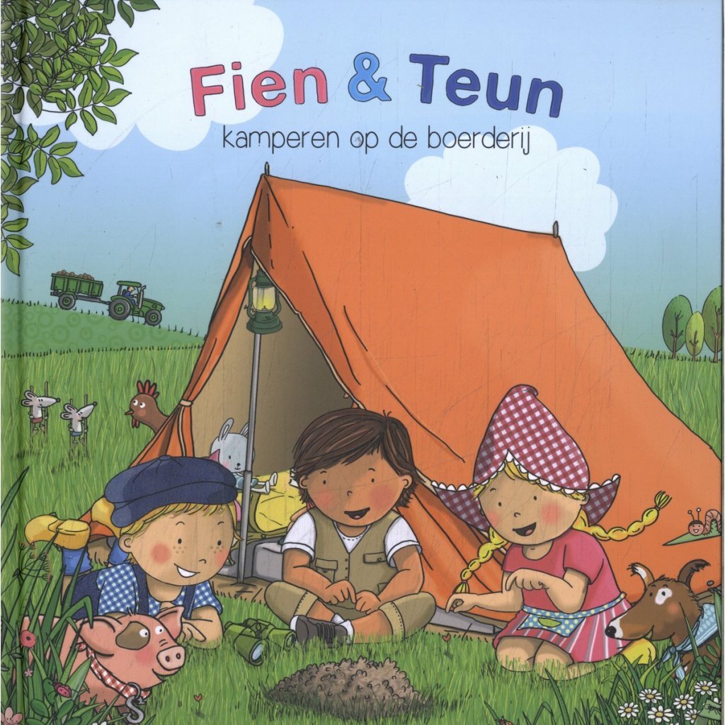 Boek Fien & Teun Kamperen op de Boerderij