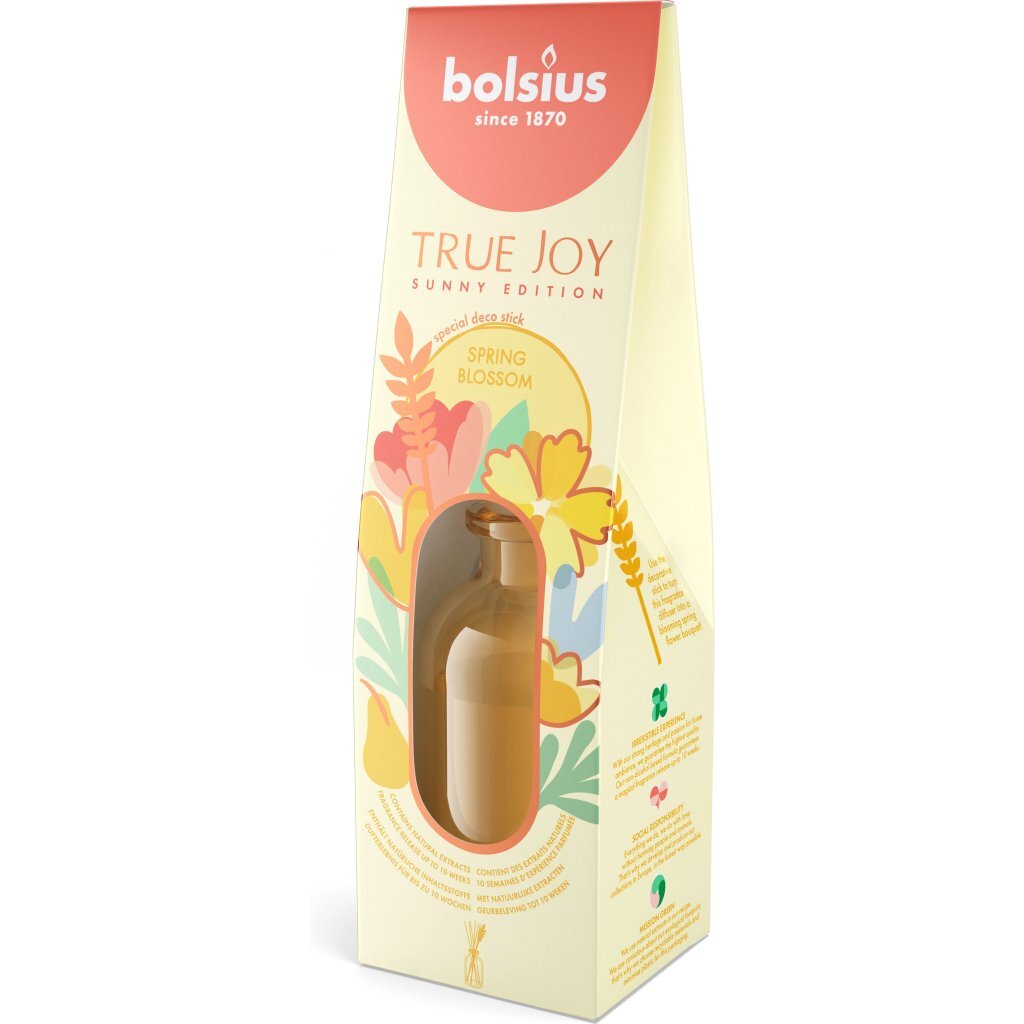 Bolsius Geurkstokjes True Joy Spring Blossom 80 ml