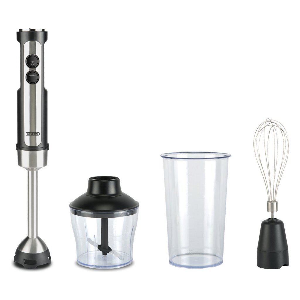Bourgini Classic Staafmixer Set RVS/Zwart