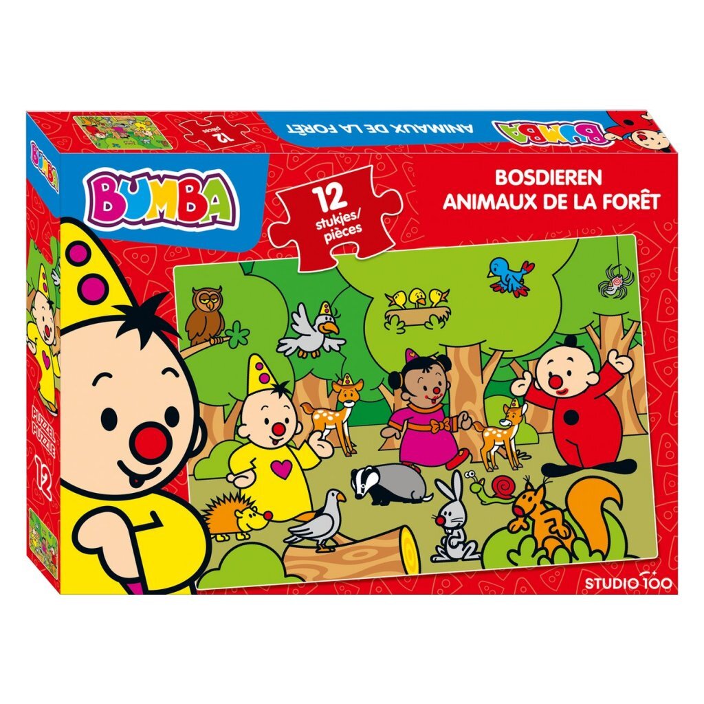 Bumba Puzzel Bosdieren 12 Stukjes