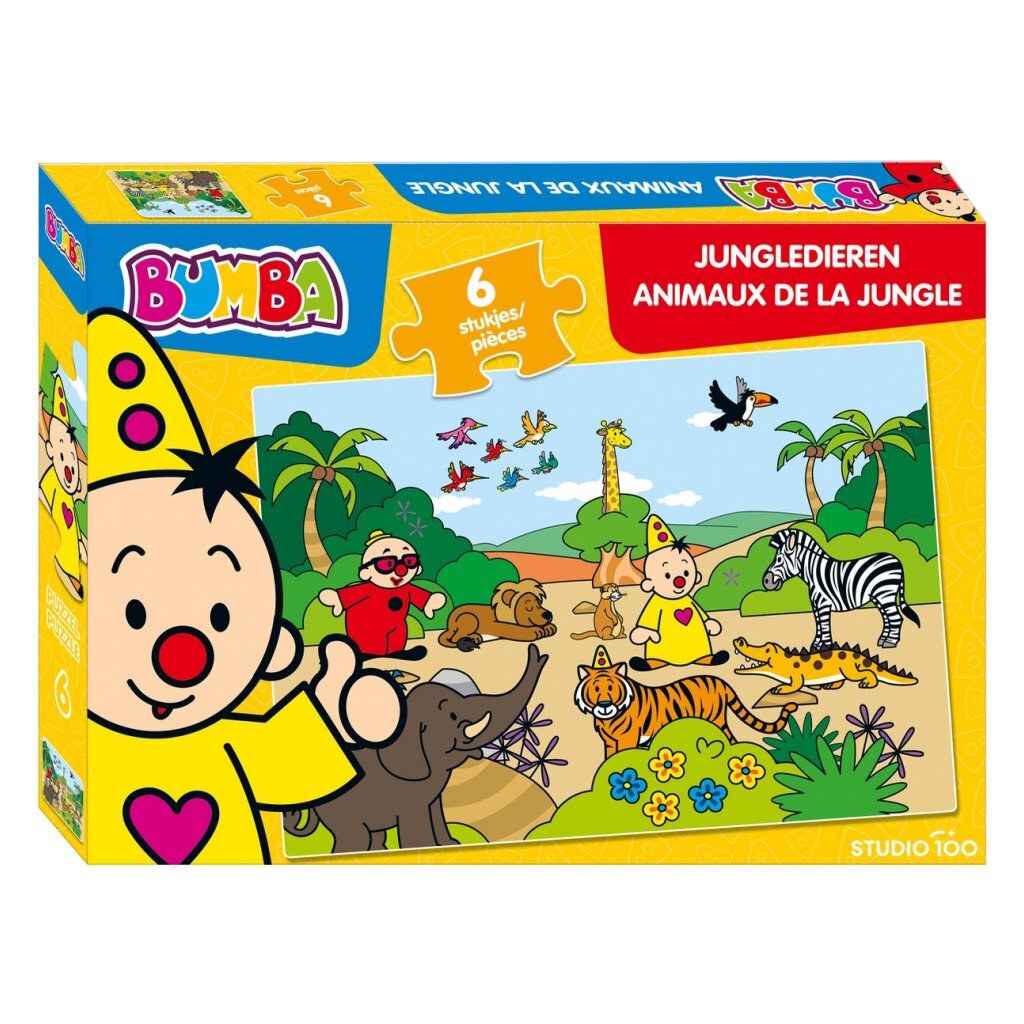 Bumba Puzzel Jungledieren 6 Stukjes