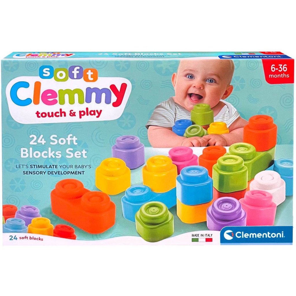 Clementoni Clemmy Blokken in Tas 24 Stuks