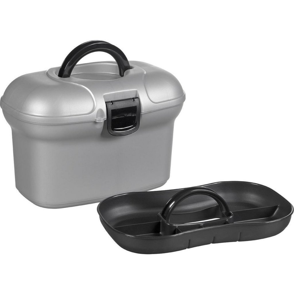 Curver Naaidoos Hobbykoffer 18L Zilver/Zwart