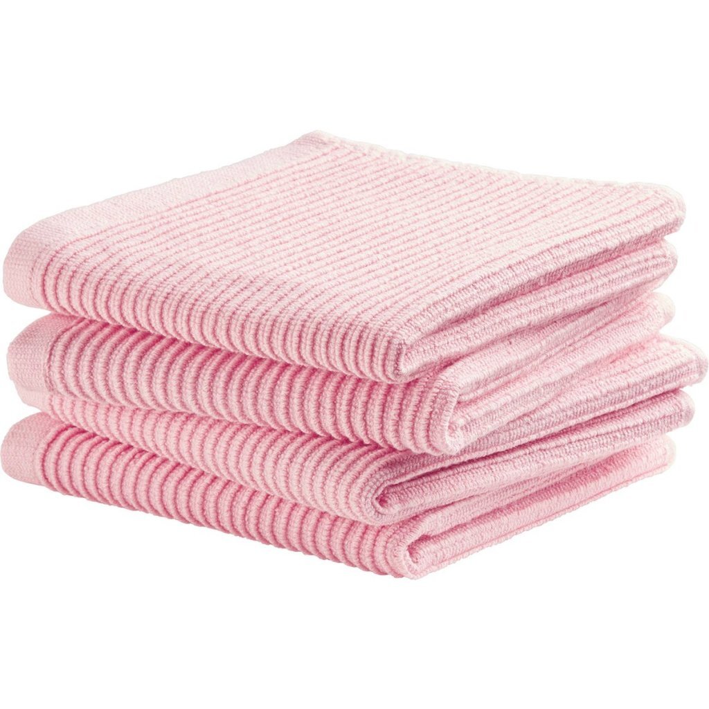 DDDDD Vaatdoeken 30x30 cm 4 Stuks Zachtroze/Katoen