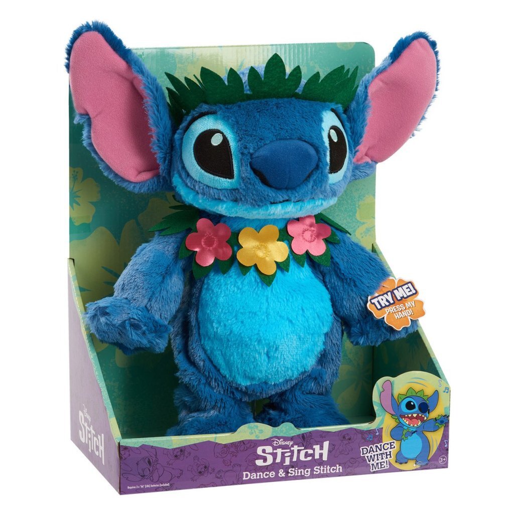 Disney Stitch Knuffel 38 cm + Geluid