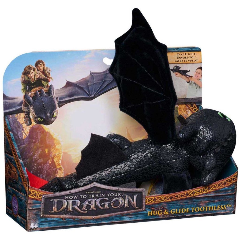 Dreamworks How To Train Your Dragon Knuffel Toothless