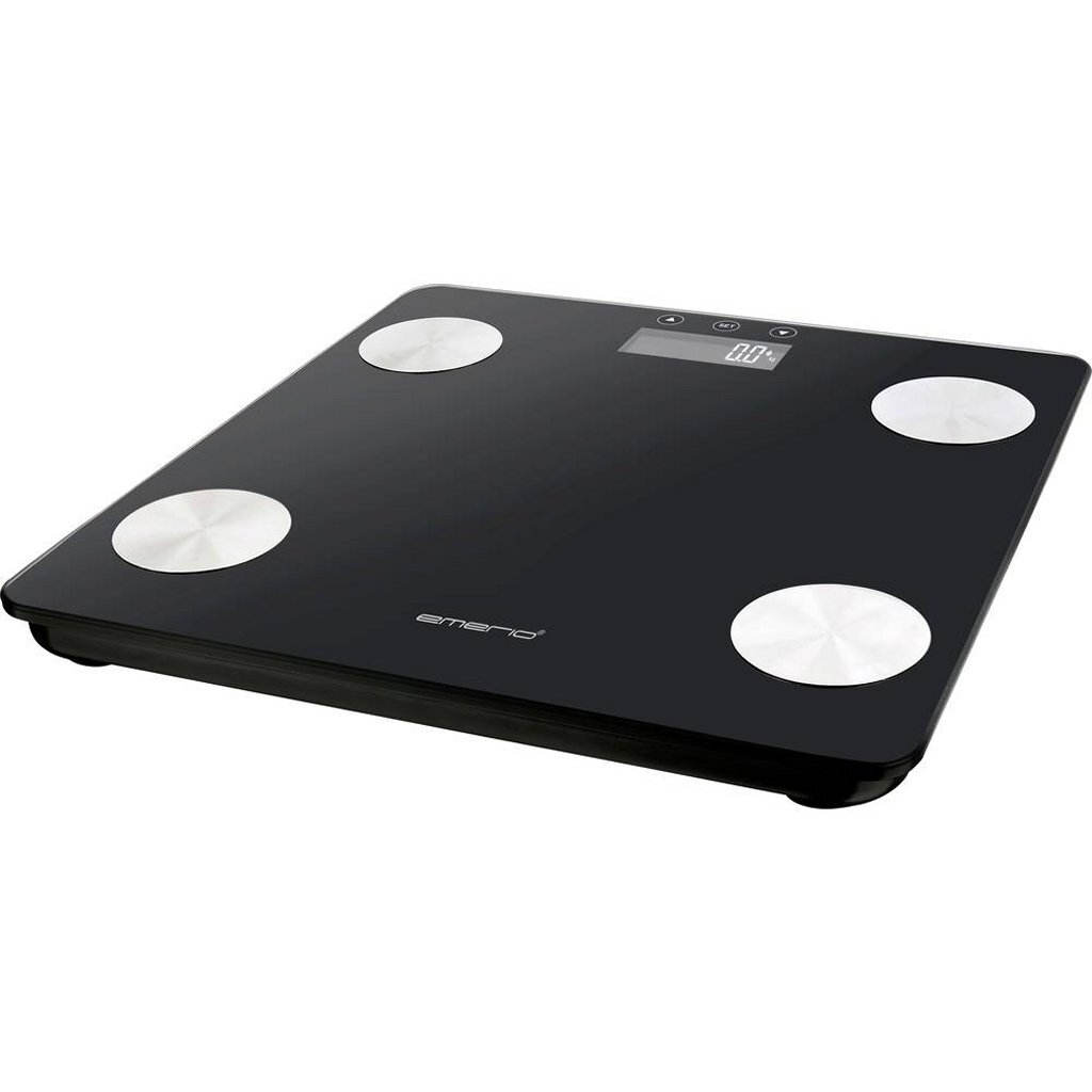 Emerio BR-125479 Digitale Personen Weegschaal Zwart
