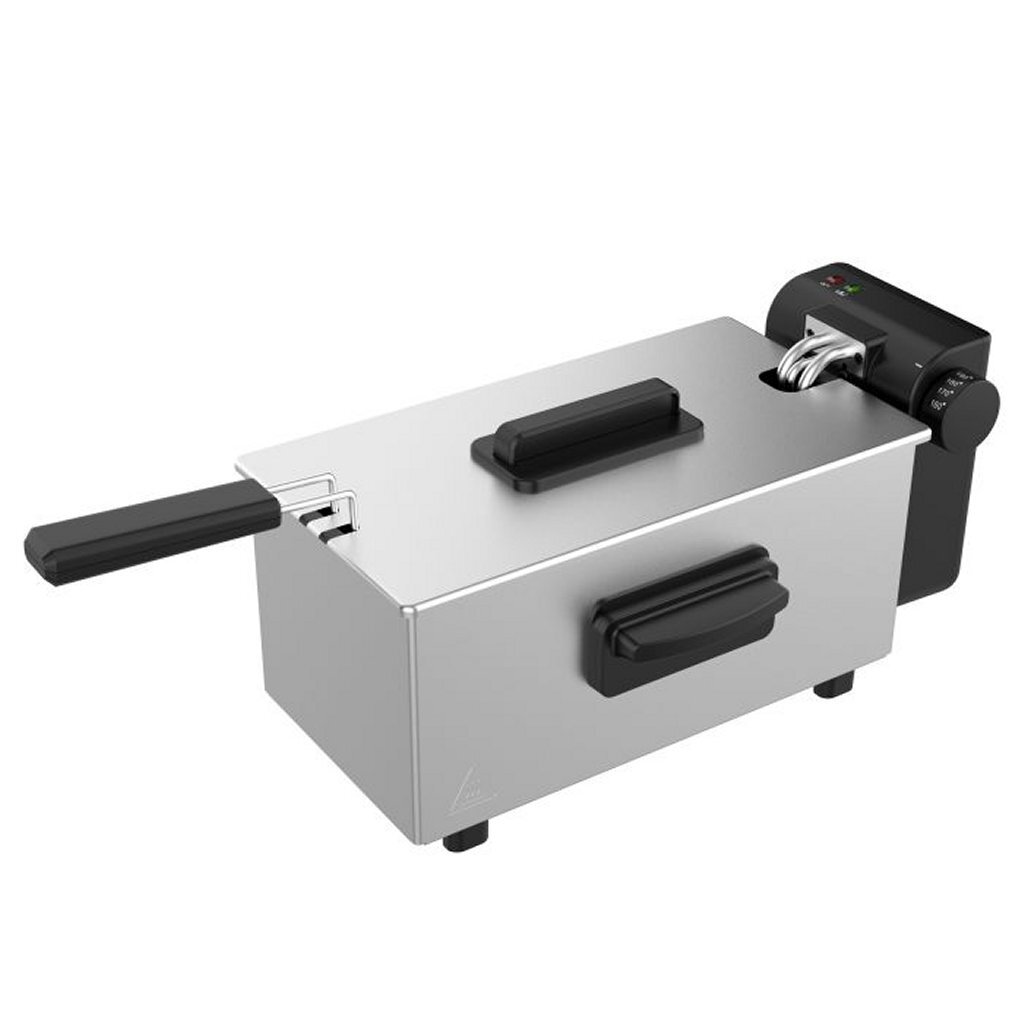 Emerio DF-132653 Friteuse 3L 2000W RVS/Zwart