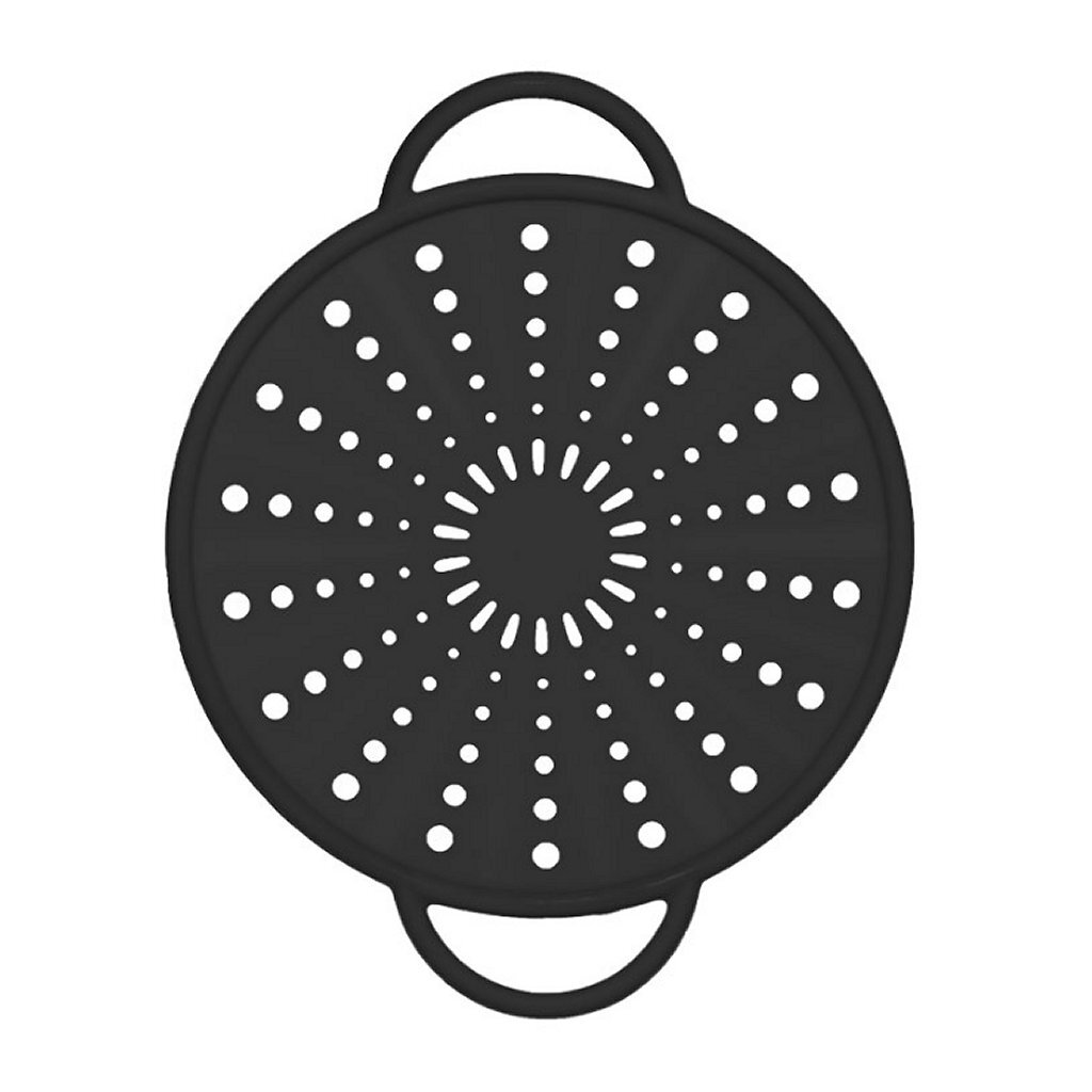 Emsa 514560 Smart Kitchen Antispatdeksel 26 cm Antraciet