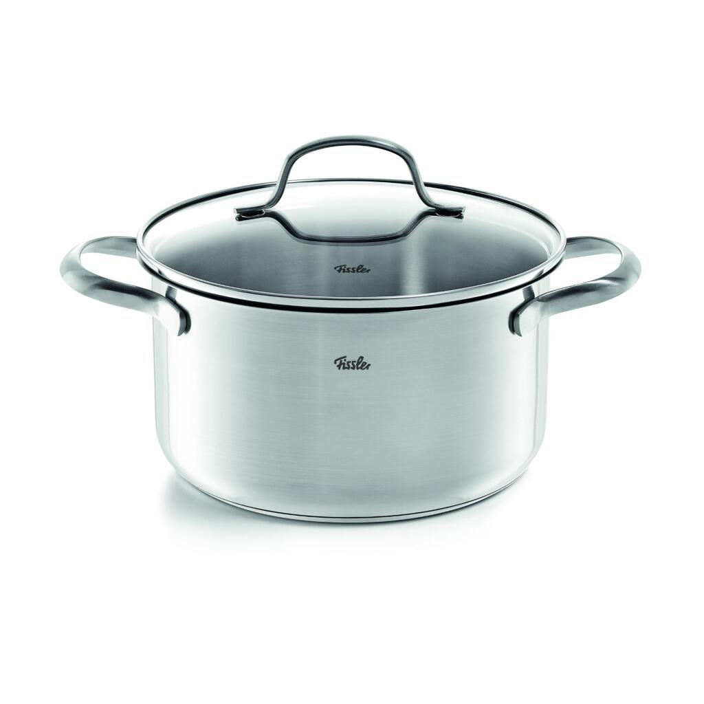 Fissler San Francisco Kookpan + Glazen Deksel 20 cm RVS