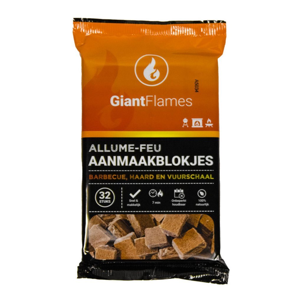 Giant Flames Aanmaakblokjes FSC 32 Stuks