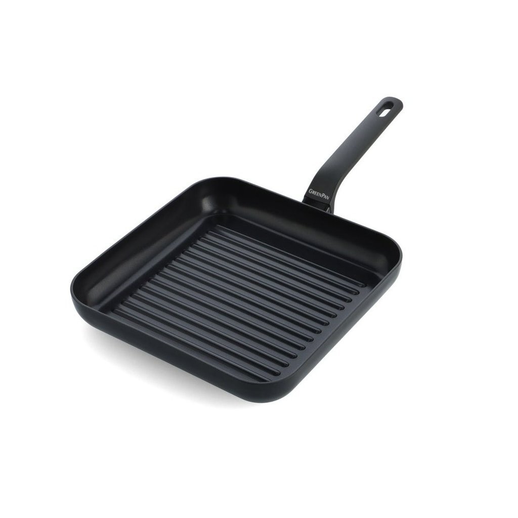 GreenPan Essence Grillpan Vierkant 28x28 cm Zwart