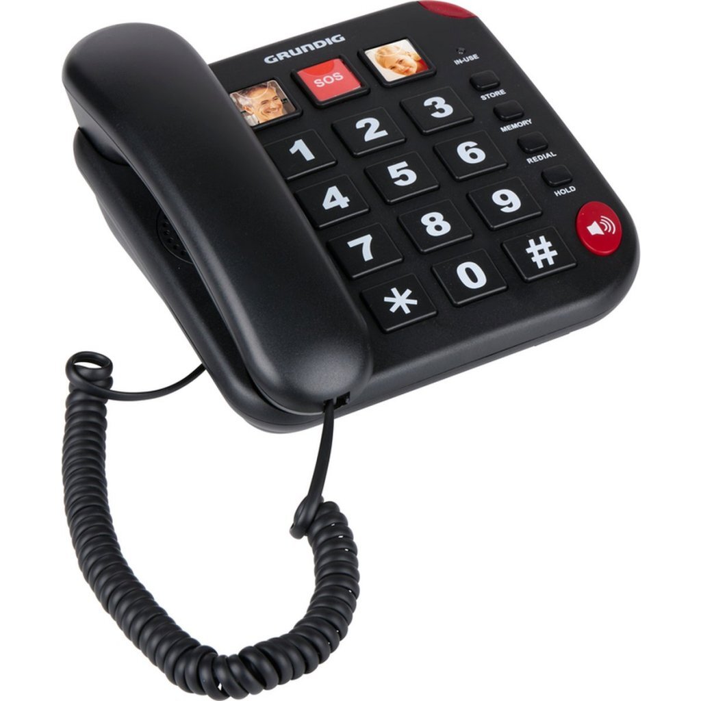 Grundig Senioren Telefoon Zwart
