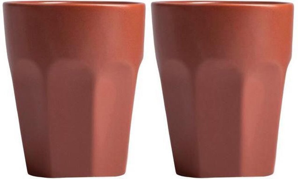 Gusta Mok Tarra 2Stuks Aardewerk Ø 7