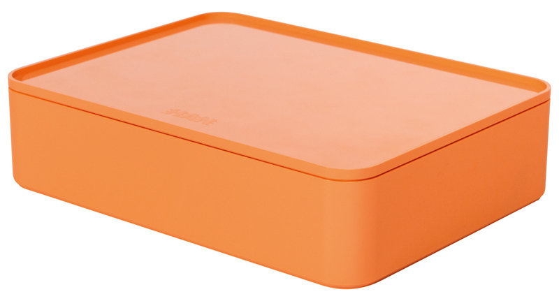 HAN HA-1110-81 Smart-organiser Allison Box Met Binnenschaal En Deksel Abrikoo Oranje