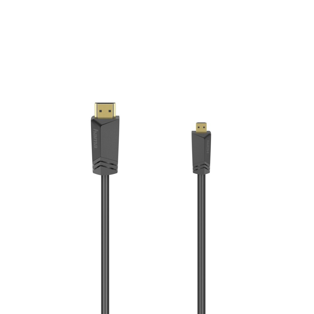 Hama High-speed HDMI™-Kabel Con. Type A - Con. Type D (Micro) Ethernet 1