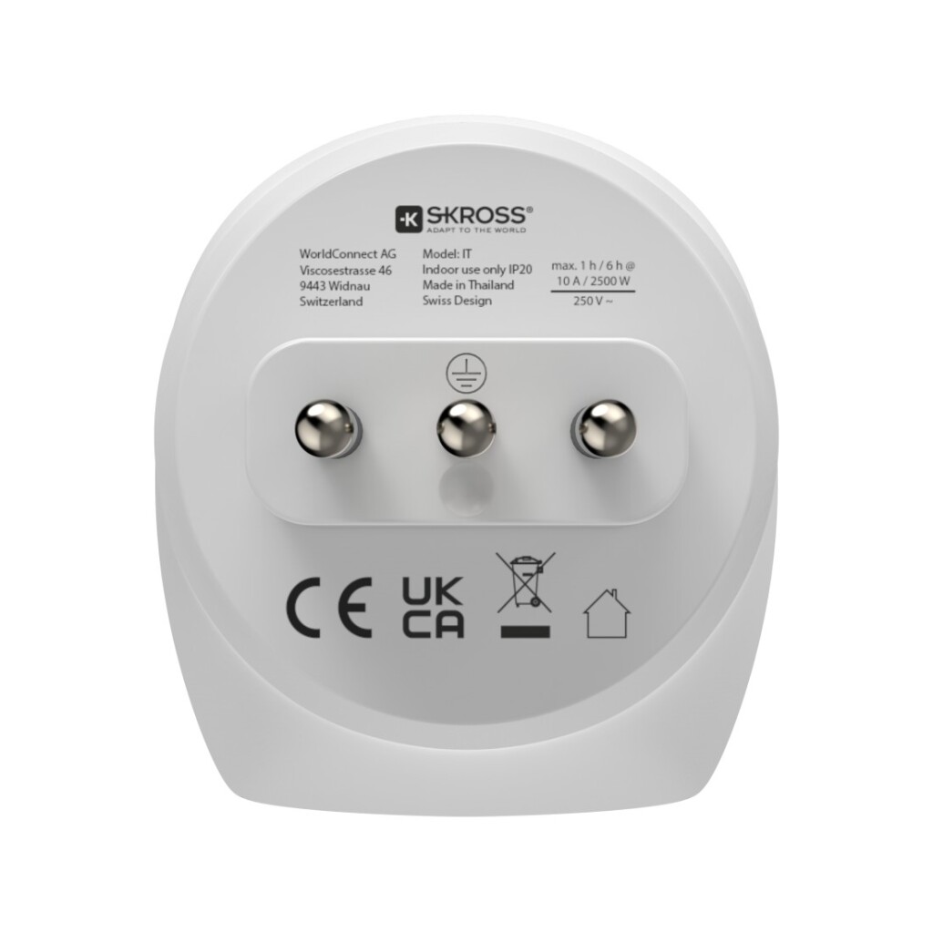 Hama Reisadapter Type L 3-polig Voor Italië