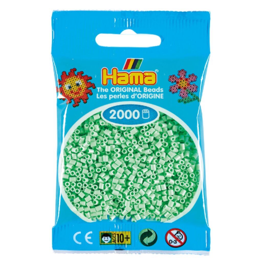 Hama Strijkkralen Mini 2000 Stuks Pastel Mint