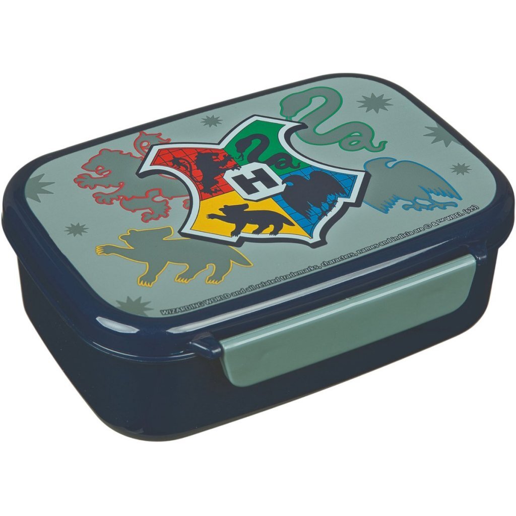 Harry Potter Lunchbox Donkerblauw/Grijs