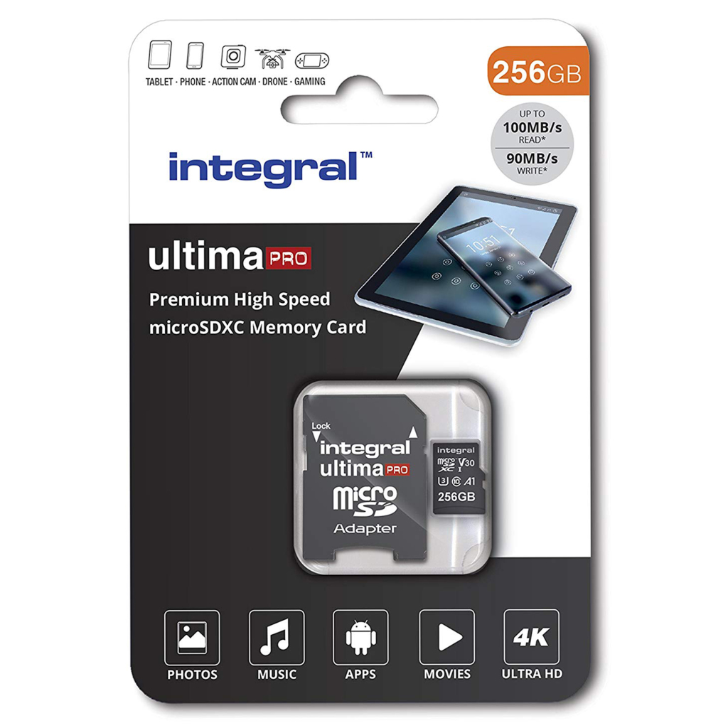 Integral Micro-sdxc V30 100/90mb 256gb