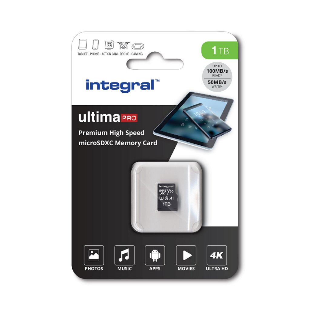 Integral SDXC-Micro SD V30 UHS-I U3 1TB