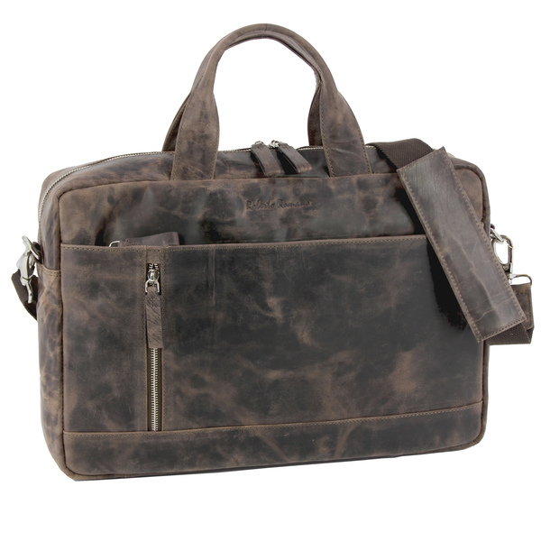 Juscha JU-48211 Laptop Aktetas Roberto Romano PALERMO Bruin