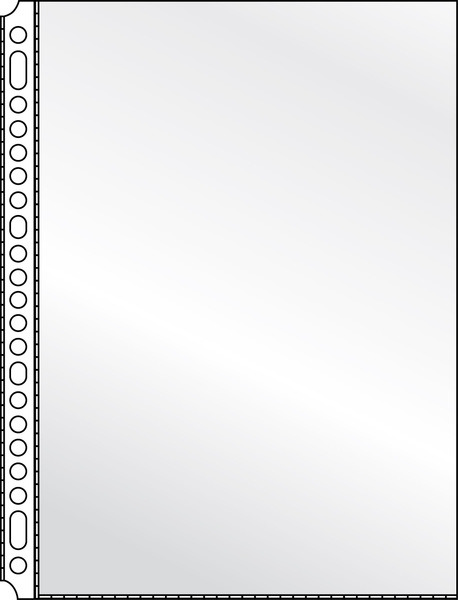 Kangaro K-14025 Showtas A4 PP 80mµ 23-gaats 4 Krimp A 25 Stuks