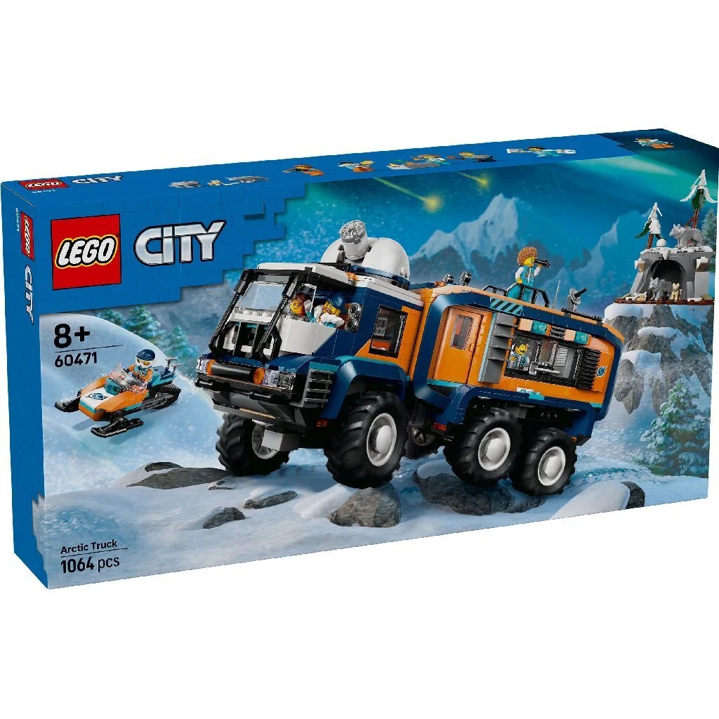 Lego City 60471 Exploration Laboratoriumtruck op de Noordpool