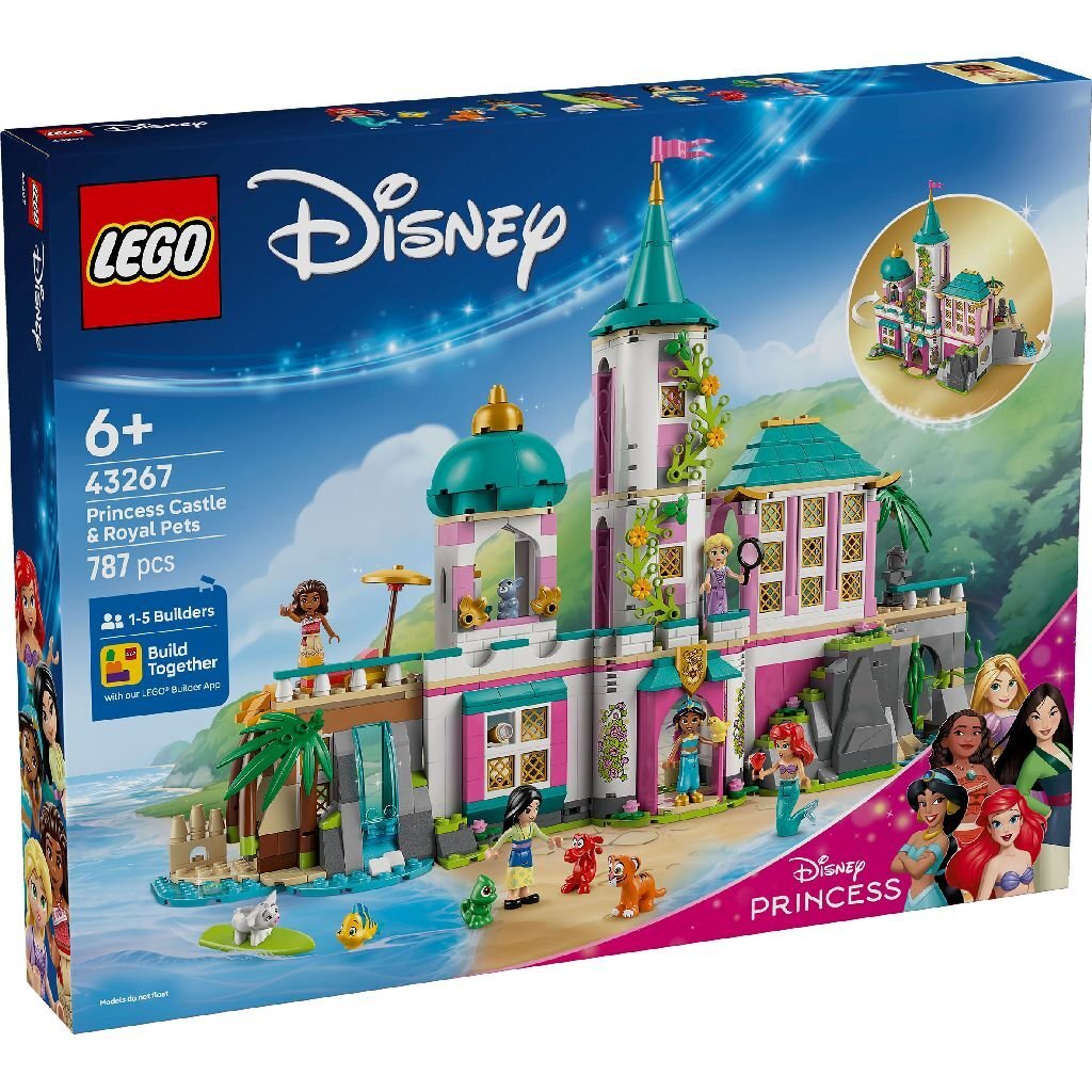 Lego Disney 43267 Princess Prinsessenkasteel en Koninklijke Huisdieren