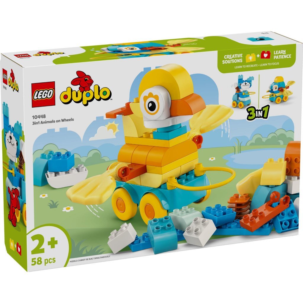 Lego Duplo 10448 3in1 Dieren op Wielen