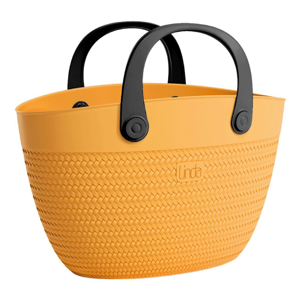 Linda Bag Beach 50x41 cm Geel/Zwart