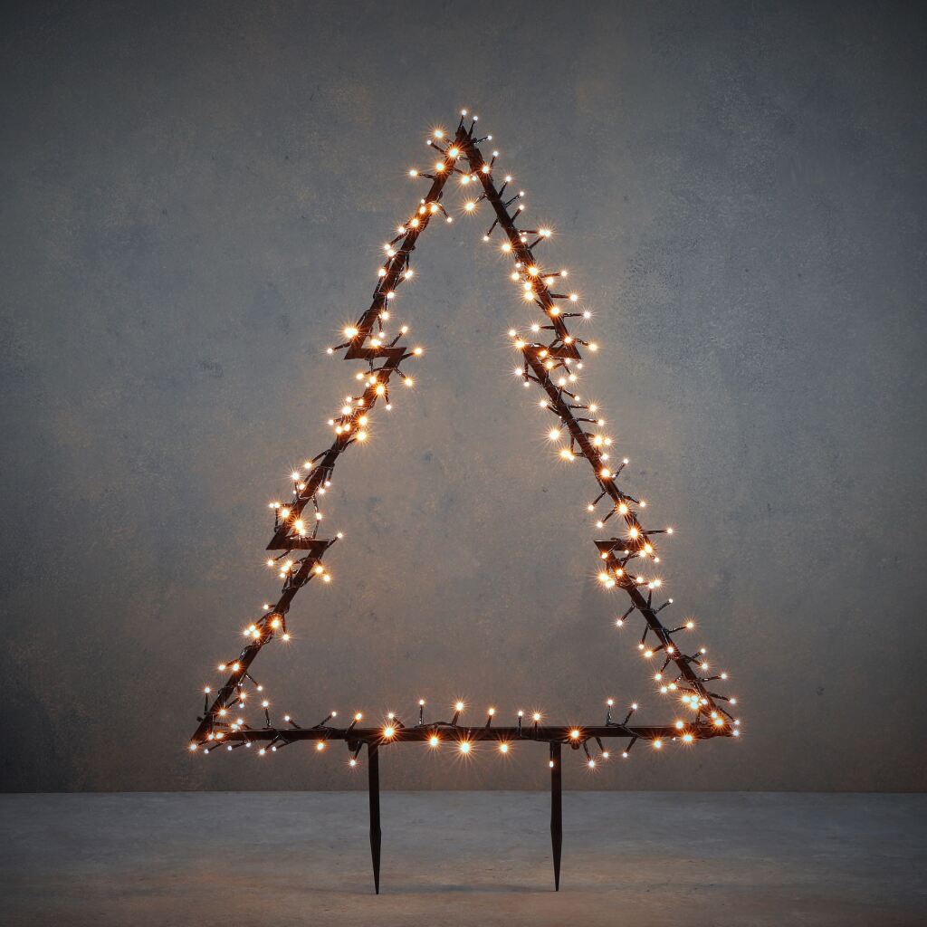 Luca Lighting Tuin Decoratie LED Boom 225 LEDs 72x100 cm Warm Wit Zwart