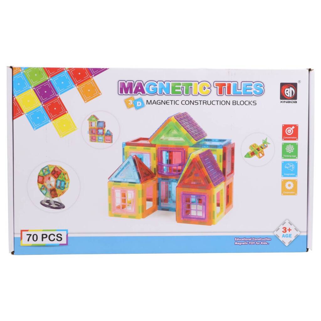 Magnetische Tegels 70-delig