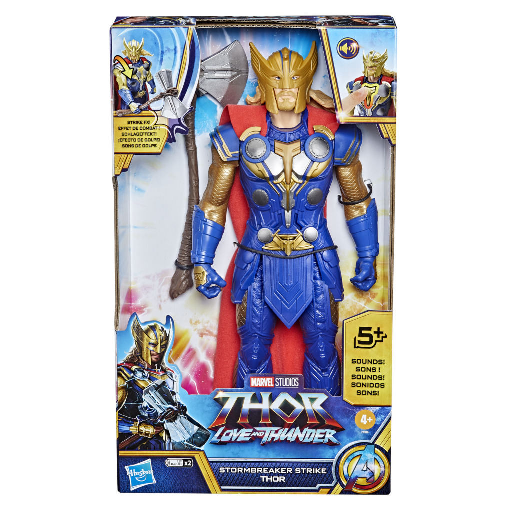Marvel Avengers Titan Hero Thor Love and Thunder Stormbreaker Strike + Geluid