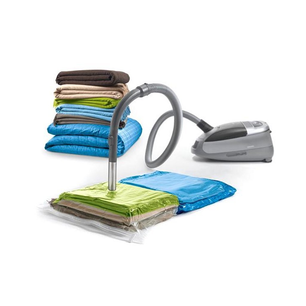 Metaltex Vacuümzak met Luchtdicht Ventiel 70x100 cm Transparant