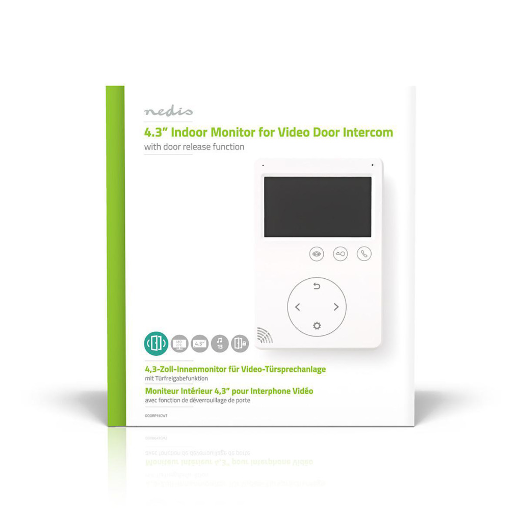 3" Ontgrendelfunctie Wit