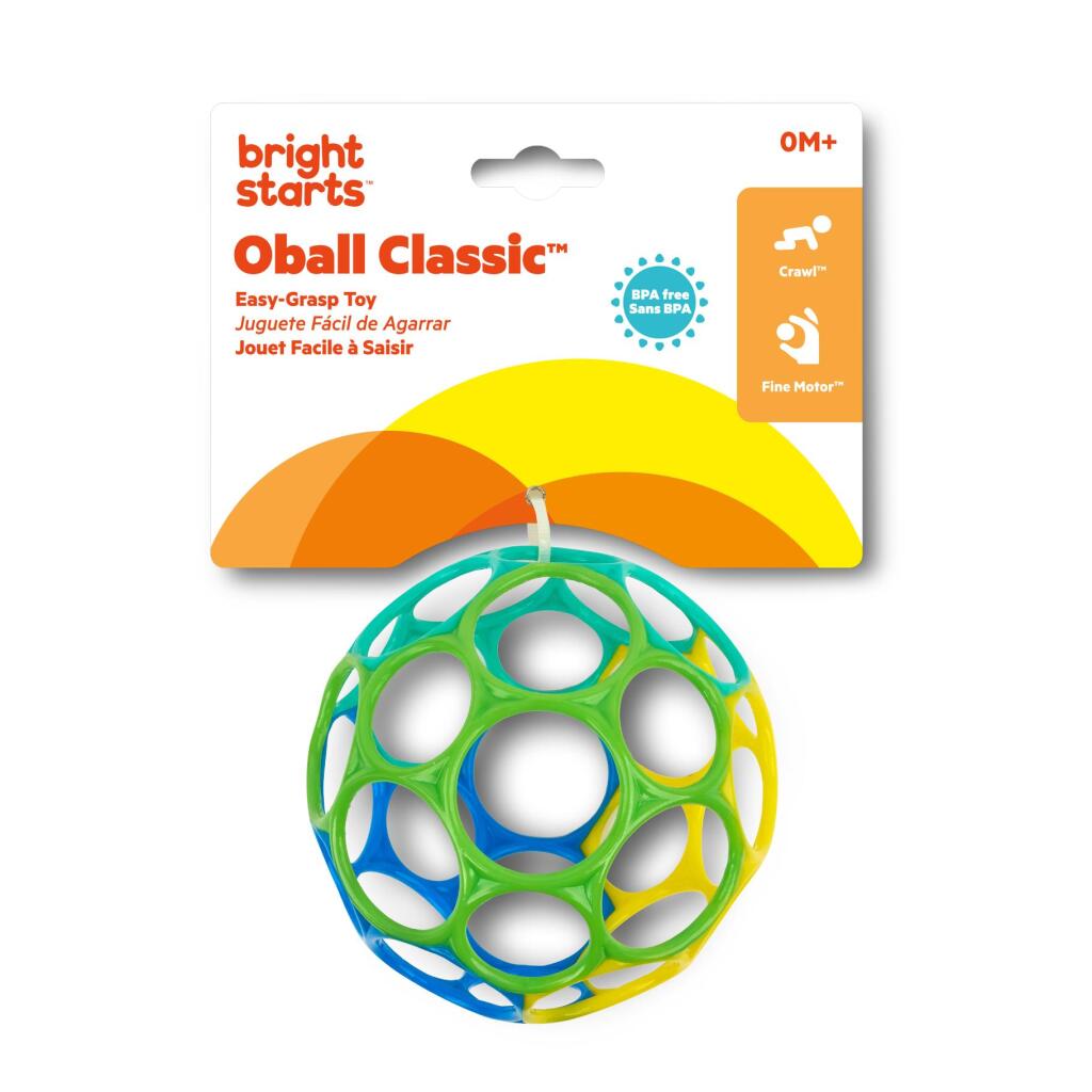 Oball Original Klassiek Easy Grip Blauw/Groen/Geel