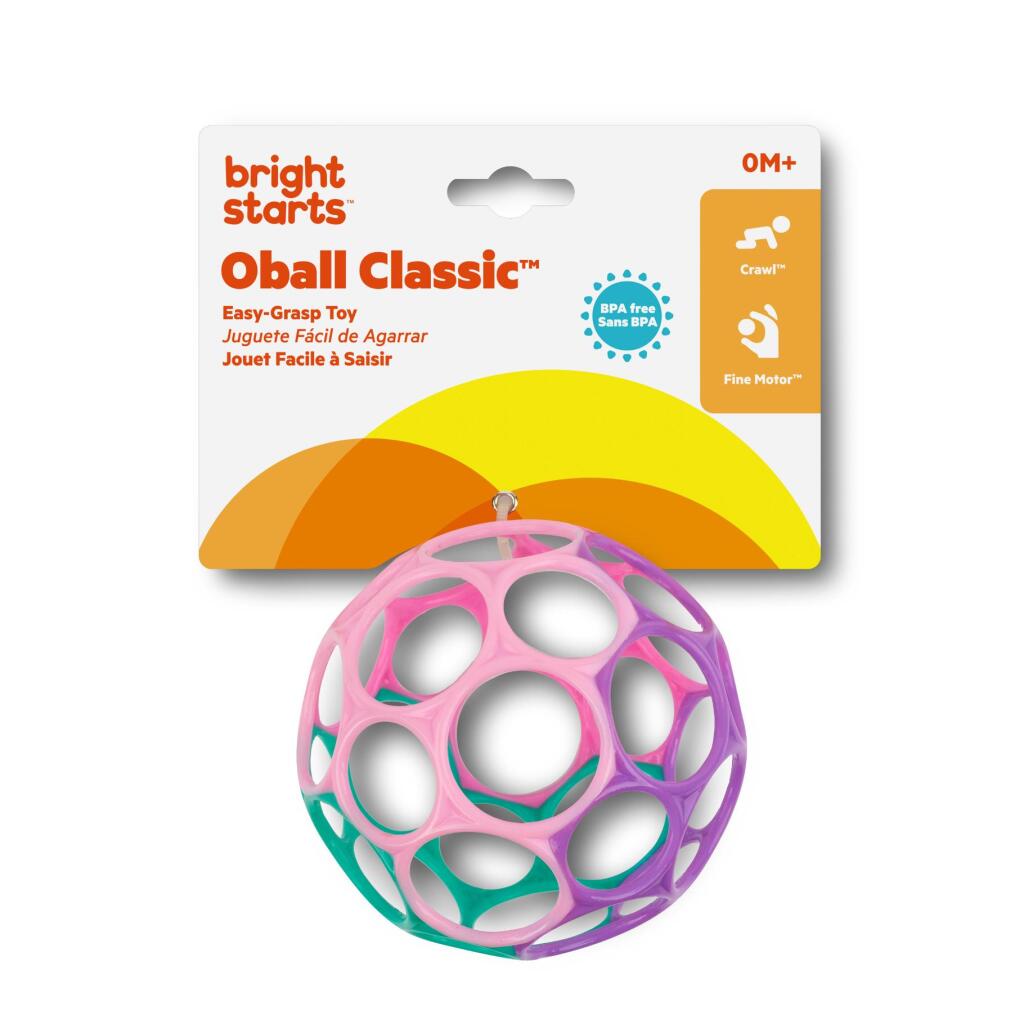 Oball Original Klassiek Easy Grip Roze/Paars/Groen