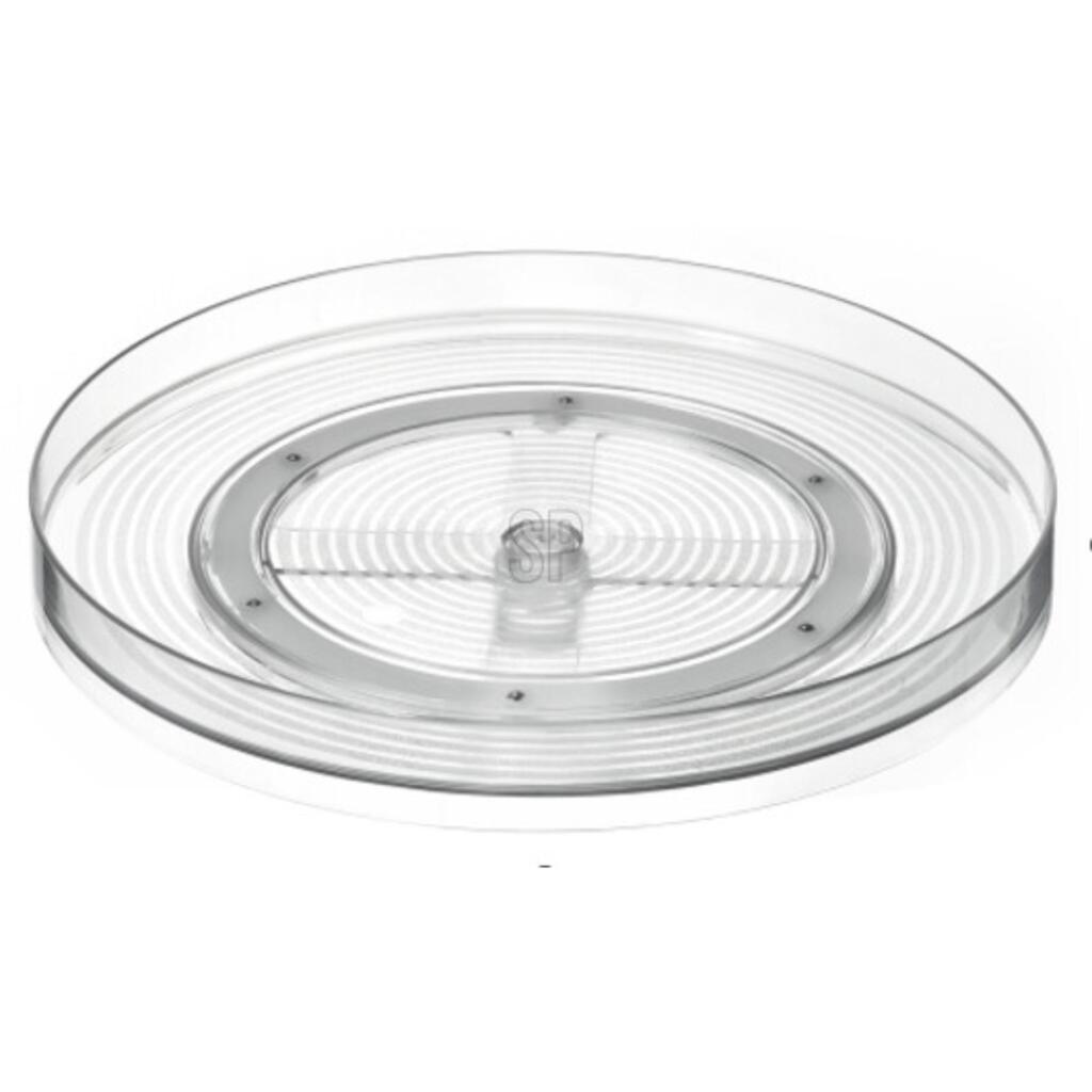 Opbergbak Koelkast Rond 29 cm Transparant