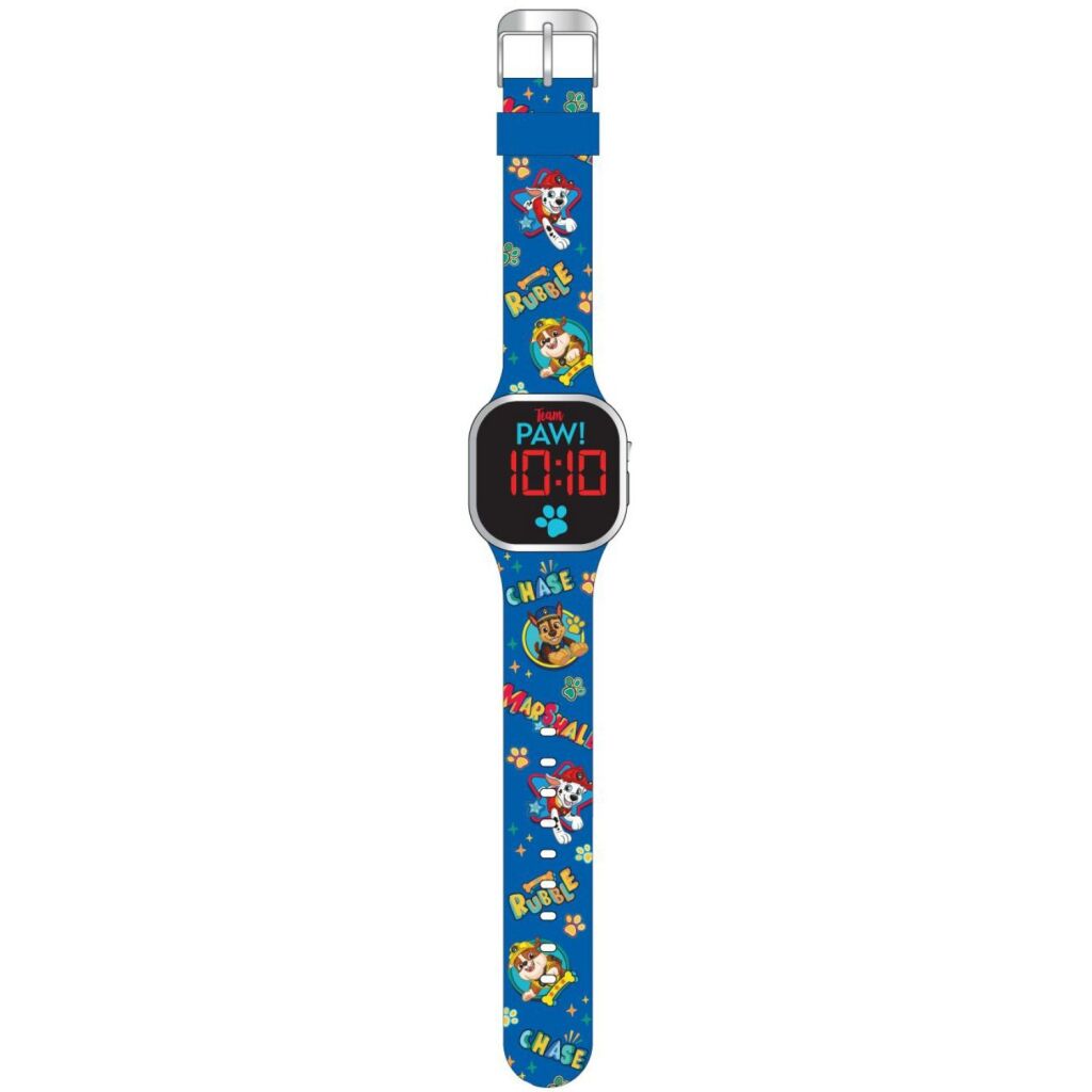 Paw Patrol LED Horloge Blauw