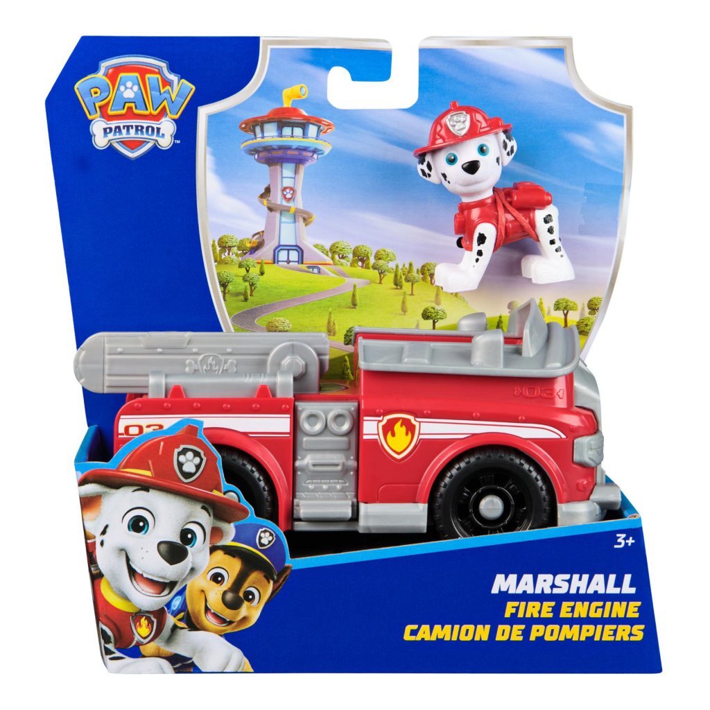 Paw Patrol Marshall met Brandweerauto