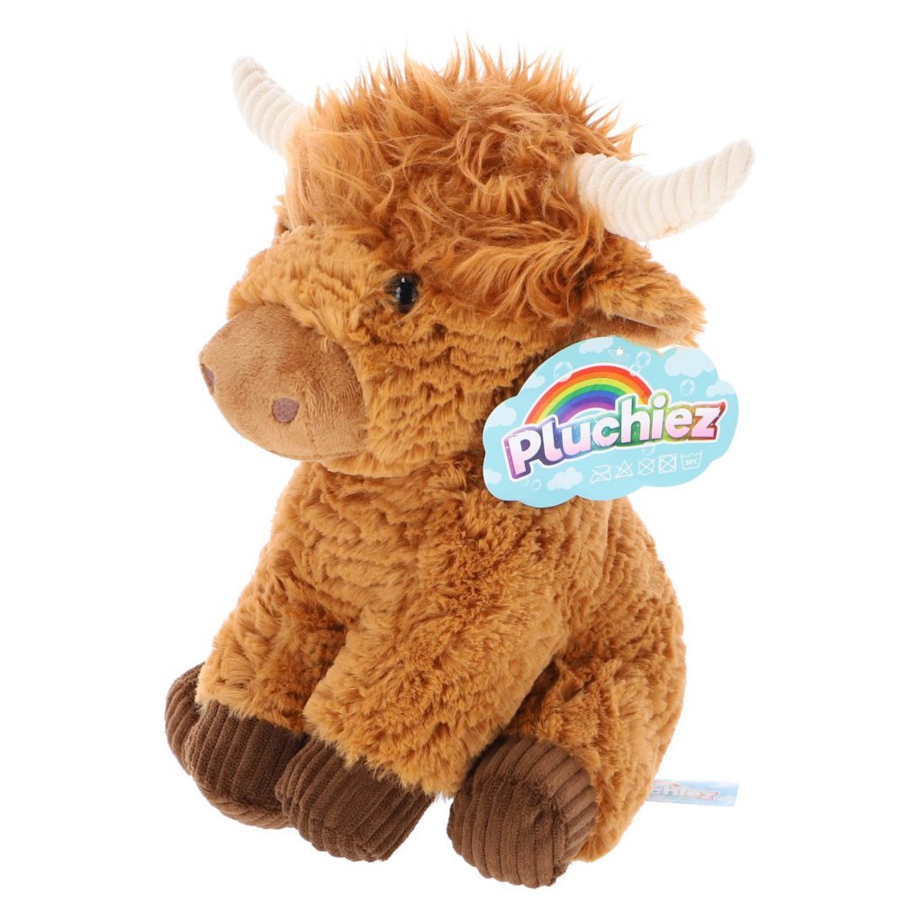 Pluchiez Knuffel Schotse Hooglander 28 cm